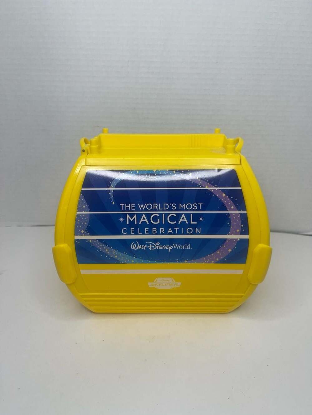 Walt Disney World 50th Anniversary Skyliner Popcorn Bucket Yellow